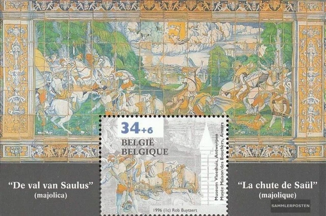 Belgien Block65 (kompl.Ausg.) postfrisch 1996 Museen