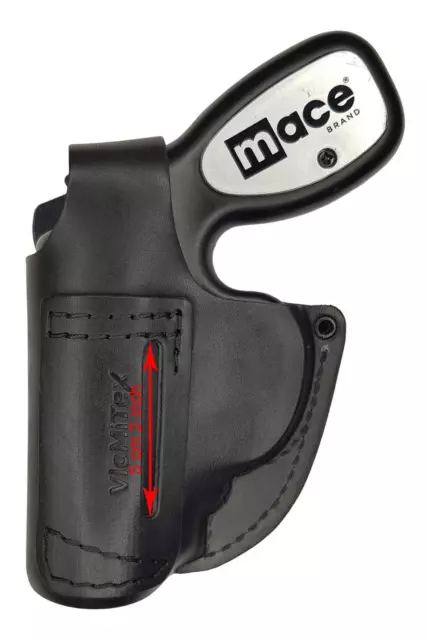 B21 Leder Holster für Mace Pepper Gun Pistolenholster schwarz VlaMiTex NEU 3