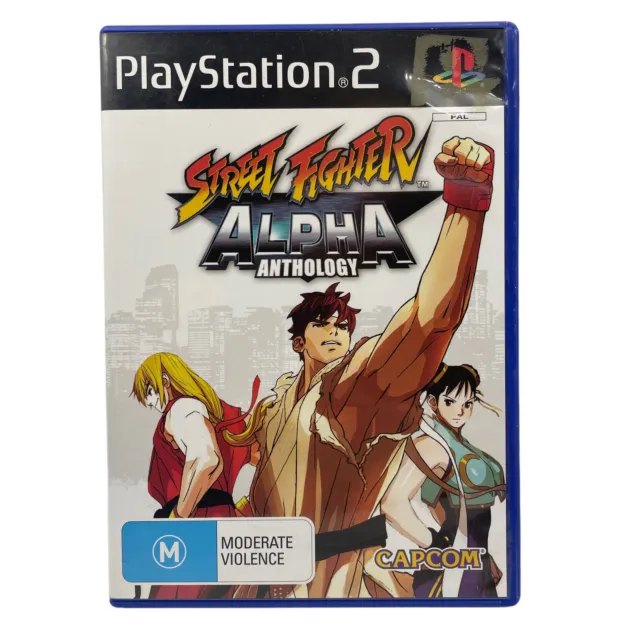 Street Fighter Alpha Anthology *Complete* Sony PS2 PAL