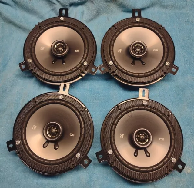 Four Kicker 43CSC654 CS Series CSC65 6.5" Coaxial Speakers 4 Ohm