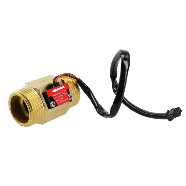 Contatore sensore flusso d'acqua DC3,5~24V G1 interfaccia 1,75 megapixel filo 13 mm