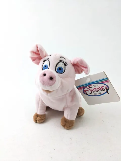 Vintage The Disney Store Hen Wen Plush Mini Bean Bag Stuffed Animal Toy 8”