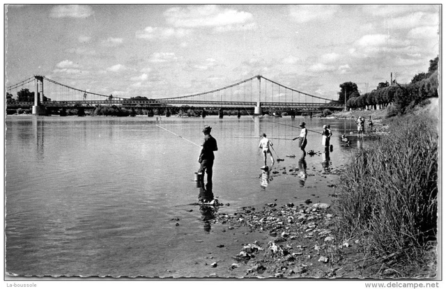 58 COSNE SUR LOIRE - le pont et bords de la loire