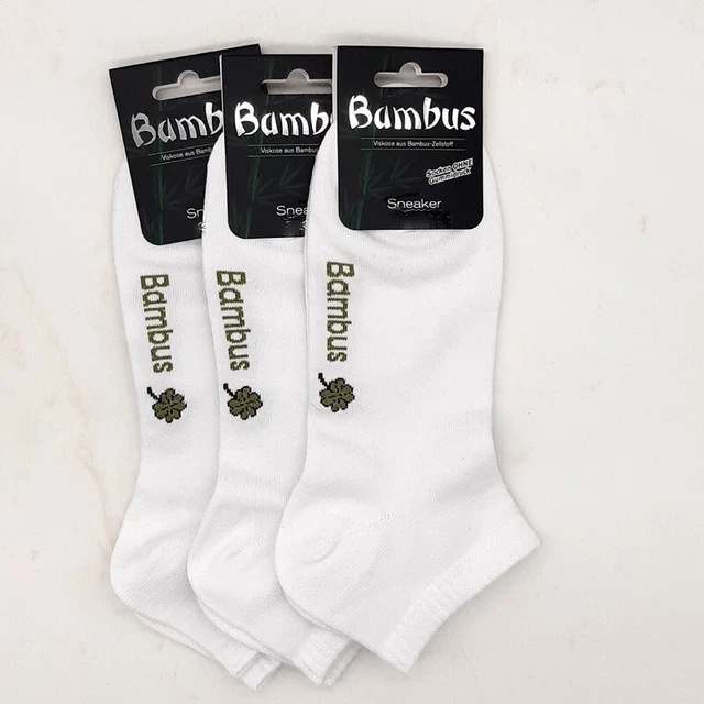 Lot De 3 Paires Chaussettes Homme Bambou Blanc - Taille 39-46 - Harmony - Neuves Avec étiquettes