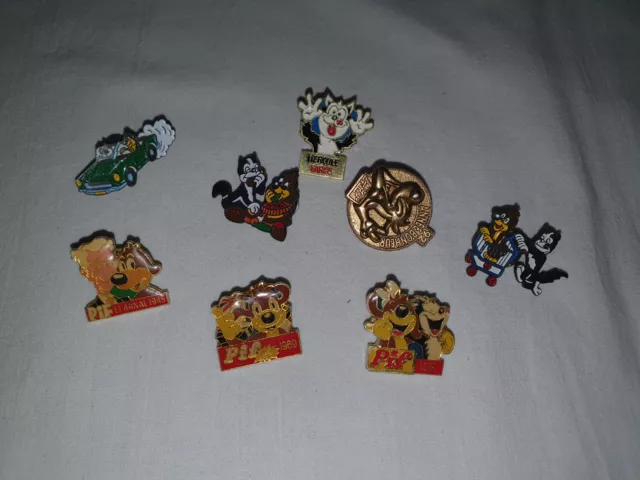 lot de 8 pins pif et hercule