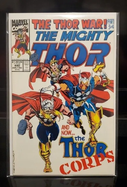 Mighty Thor #440 Dec 1992 1st Appearance of The Thor Corps Beta Ray Bill