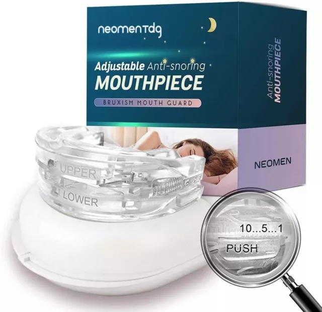 Upgraded Adjustable Snore Stopper, Anti Snoring Devices, Solution...