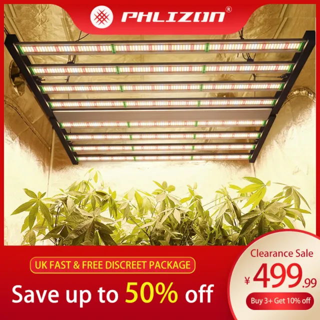 1000W Grow Light Full Spectrum w/SAMSUNGLED Foldable Commercial Grow CO2 Indoor