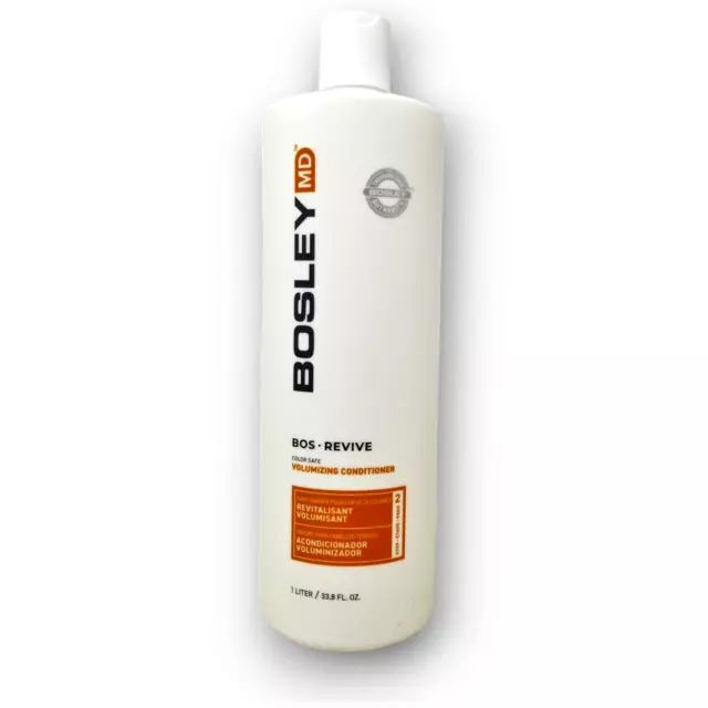 Bosley MD Pro Bos-REVIVE Conditioner for Colour-Treated Hair - LITER, 33.8oz