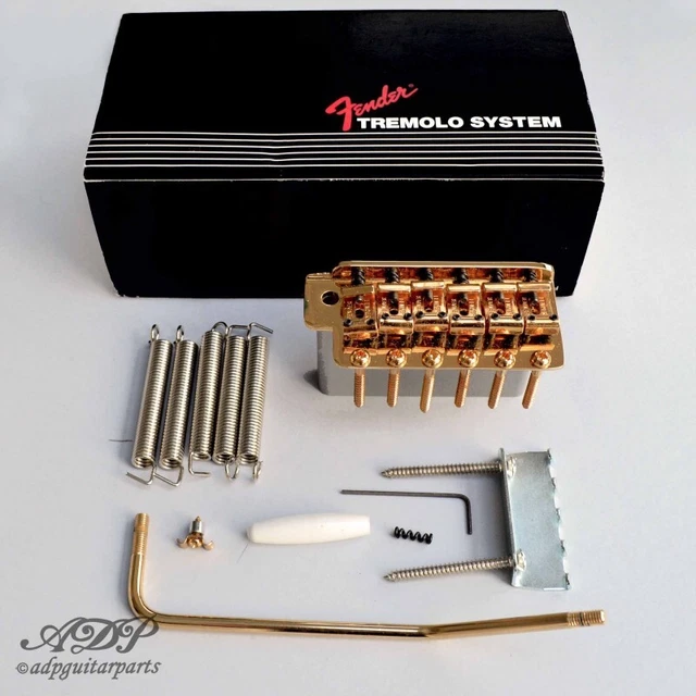 Tremolo Fender® 6 pontets American Vintage série Stratocaster® Gold