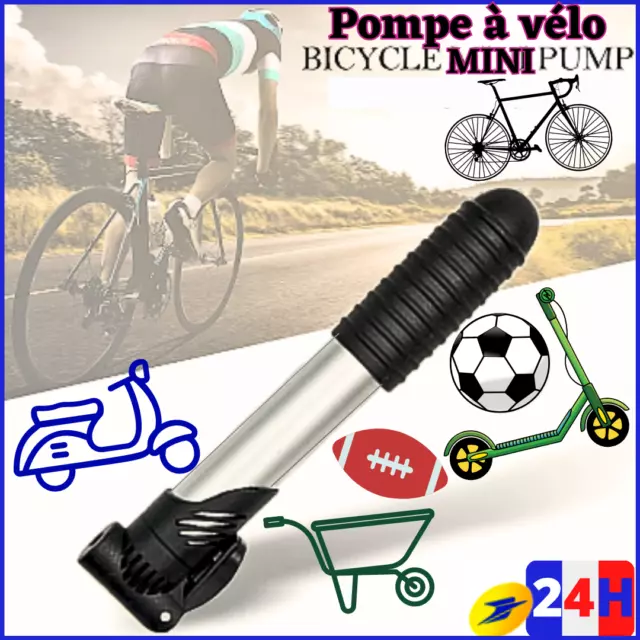 ELOKI Mini Pompe à vélo, compacte et légère, pour valves Presta et  Schrader, Pompe Haute Pression pour vélo de Route et VTT