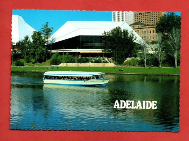 1983 POPEYE cruise boat on RIVER TORRENS SA postcard ADELAIDE FESTIVAL THEATRE