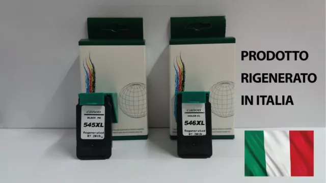Cartucce Per Canon Cod. Pg545Xl E Cl546 Nero E Colore Pixma 2800, 2500 ...