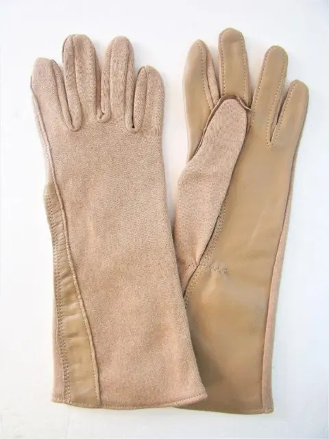US Military Issue Flyer's Summer GS/FRP-2 Hawkeye Flight Gloves Tan, Size: 6 NEW