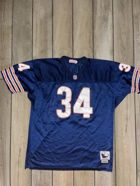 Vintage 1985 USA NFL Walter Payton Size 52 Mitchell & Ness  Chicago Bears Jersey