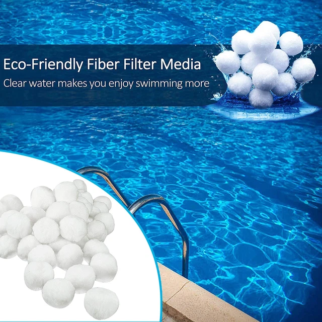 POOL FILTER BALLS Fiber Filtration Media for Swimming Pool Sand Filters