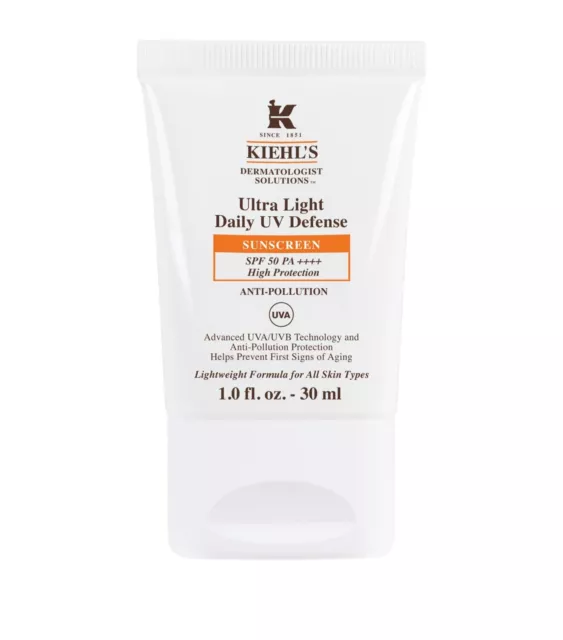 Kiehl's Ultra Light Daily UV Defense Anti-Pollution Sunscreen SPF50 PA++++ BNIB