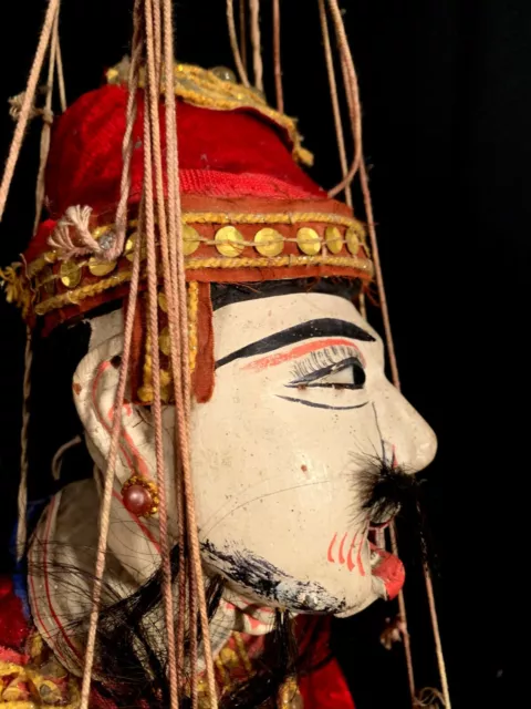 Antike Marionette aus Burma mit beweglichem Unterkiefer / 03 3