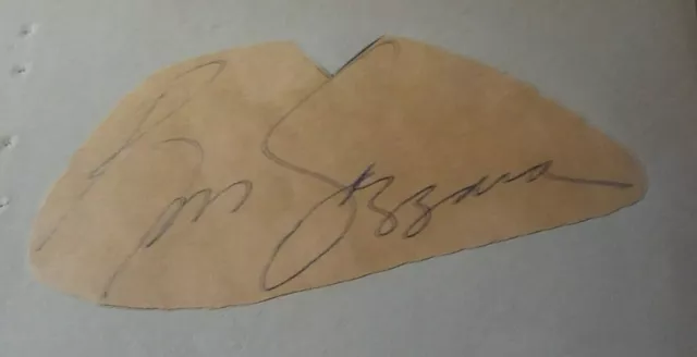 Ben Gazzara, Vintage Signature Mounted On An Album Page. Circa1950.