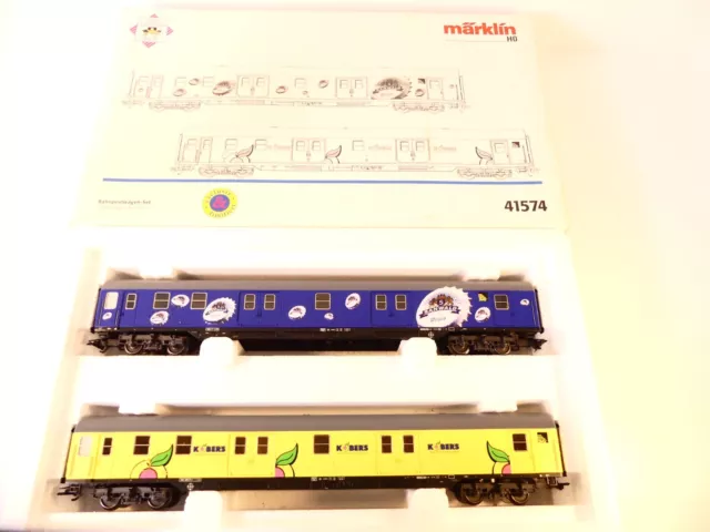 Märklin H0 41574 Bahnpostwagen-Set, SVG, AC, KKK NEM, NEU in OVP #40324