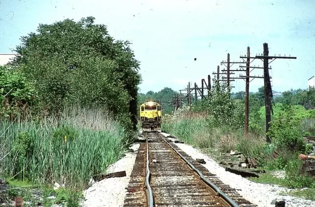 New York, Susquehanna & Western RR # 1800, GP18 diesel ORIG 35mm color slide