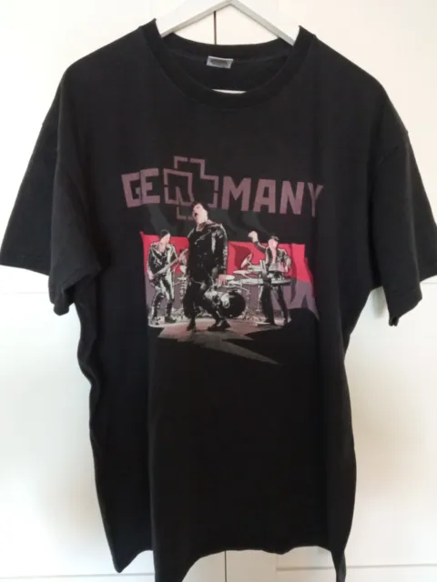 RAMMSTEIN - Band-Shirt GERMANY Größe XL  Vintage T-Shirt Merch Rarität! Schwarz