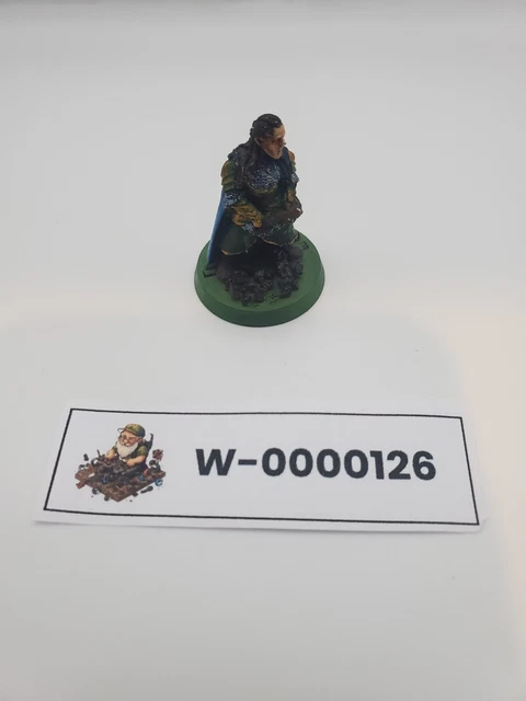 Figurine ARAGORN Warhammer Le Seigneur Des Anneaux - Métal Réf. W-0000053 - Occasion (Manque Bout D'épée)