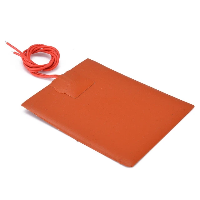 Chauffage Heating Pad Lit Chauffé Caoutchouc Silicone 80x100mm 12V Dc Neuf Haut