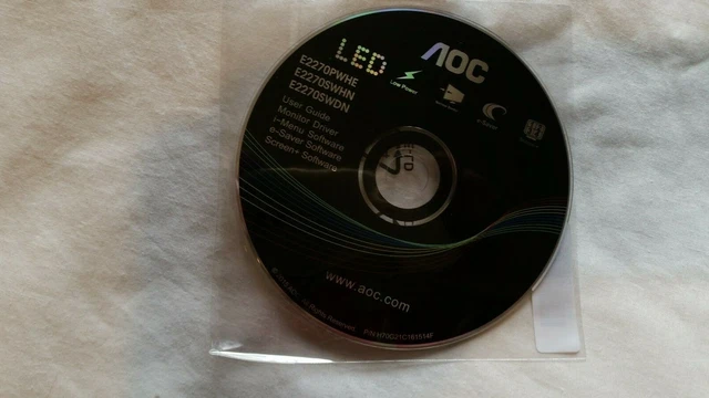 AOC MONITOR USER guide/ driver/ screen+ E2270PWHE, E2270SWHN, W2270SWDN ...