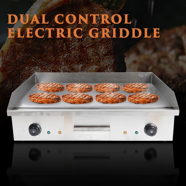 29& COMMERCIAL ELECTRIC Countertop Griddle Flat Top Grill BBQ Hot Plate