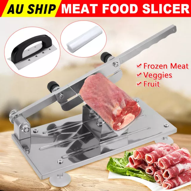 Manual Meat Slicer Kitchen Food Beef Mutton Roll Slicing Tool Chip Cutter Grater
