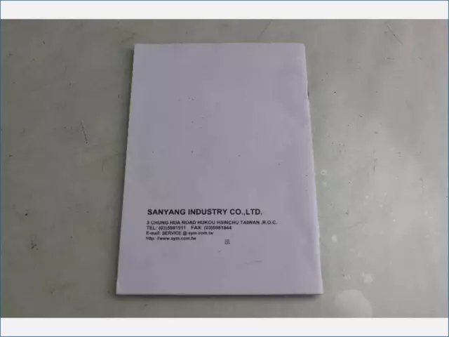 Manuale Utente per moto SYM QT 1950 Per 2017