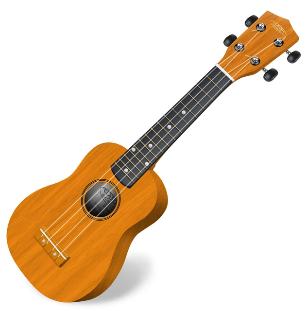 Ukulele Soprano de Guitare Uke 21'' Bois Erable 4 Cordes de Nylon Couleur Natur
