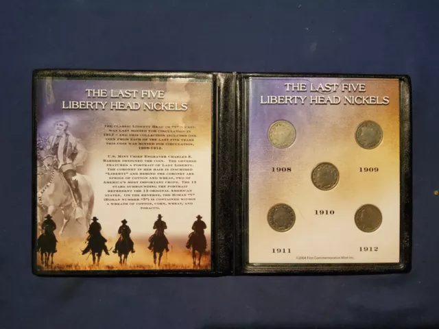 First Commemorative Mint The Last Five Liberty Head Nickels