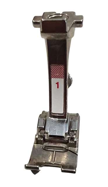Pie de prensa de patrón inverso genuino Bernina #1 nuevo estilo usado en excelente condición