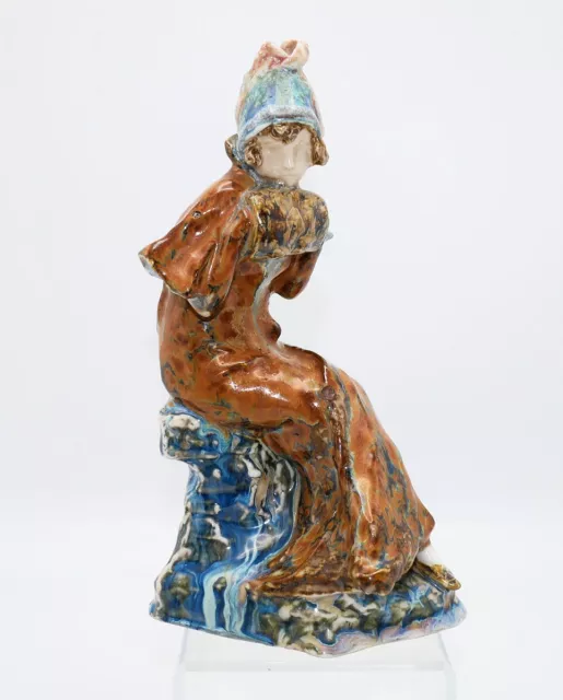 Art Nouveau Sculpture en porcelaine Georges van der Straeten