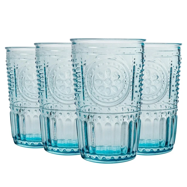 Verres à Whisky Bormioli Rocco Rock Bar 270ml - Lot De 6, Vert Menthe | Verres Trempés Basse Forme