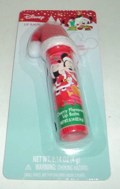 DISNEY MINNIE & MICKEY MOUSE  Lip Balm CHERRY Flavored NIP