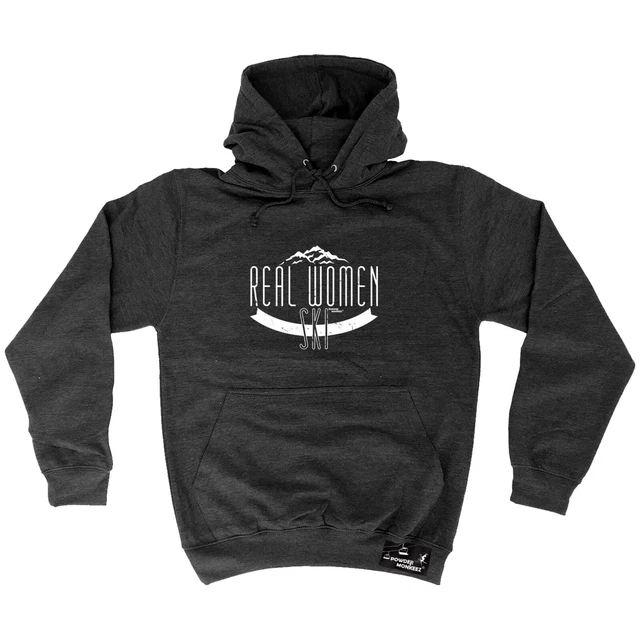 Skiing Pm Real Women Ski - Novelty Mens Womens Clothing Funny Hoodies Hoodie