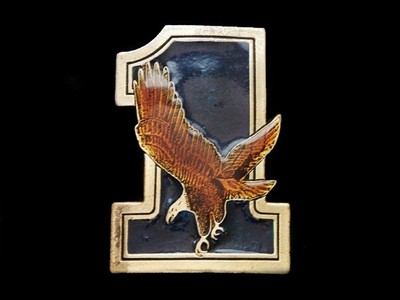 Aigle HL27117 Refroidir Vintage 1970s Volant Chauve Aigle Sur Valley Boucle 