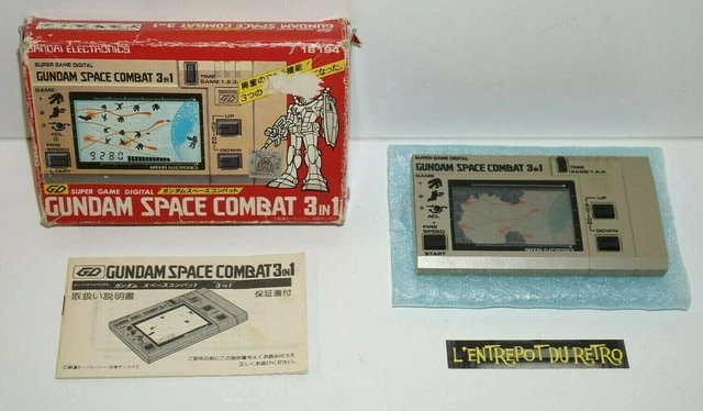 ++ jeu electronique GUNDAM SPACE COMBAT 3 in 1 / BANDAI electronics en boite ++
