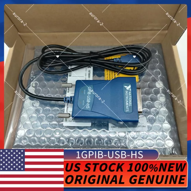 National Instrumens NI GPIB-USB-HS Interface Adapter IEEE 488 New In Box 1 PC