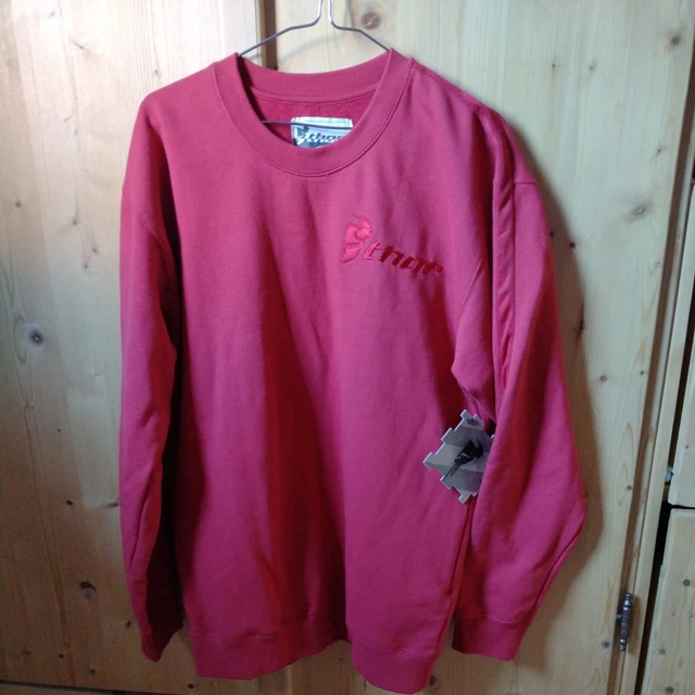 FELPA THOR MOTOCROSS freetime tg.S rosso HOODY allstar maglia