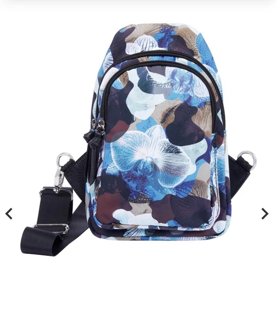 Sam Brown To-Go Nylon Sling Bag - Fall Orchid Camo