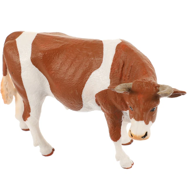 Cow Figurine Cartoon lawn landscape cow figurines Cow Adornment Farm Animal Orna
