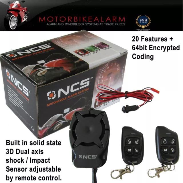 Ncs motorcycle sales alarm