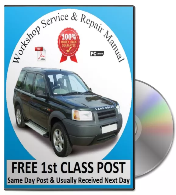 Land Rover Freelander 1 Workshop Repair Manual 2001 - 2006 On Cd 2