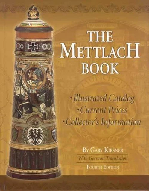 Mettlach ID Book Antique German Beer Steins Vases Marks