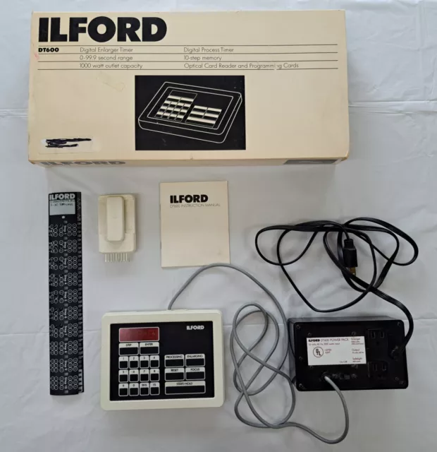Cámara Ampliadora Digital Vintage ILFord Autotemporizadores/probada/caja original