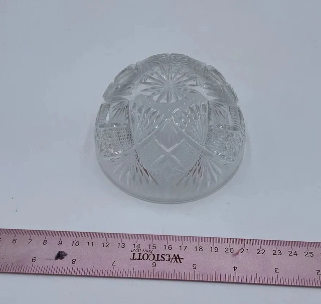 Fine Antique Abp American Brilliant Period Cut Glass 4” Bowl 6